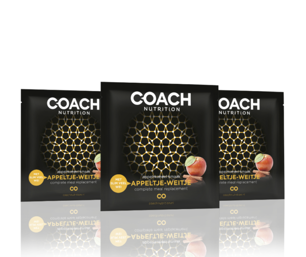 Coach Nutrition Shake zakjes Appeltje weitje shake